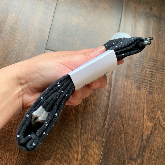 LOFT Black and White Polka Dot Knee Socks New With Tag - Picture 10 of 12